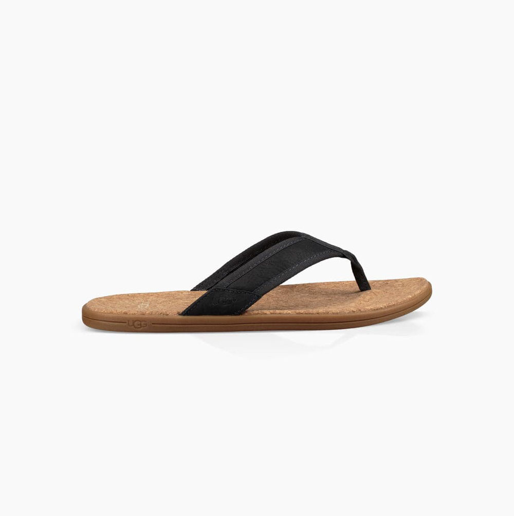 UGG Seaside Navy Flip Flops for Men (XVJE49837)